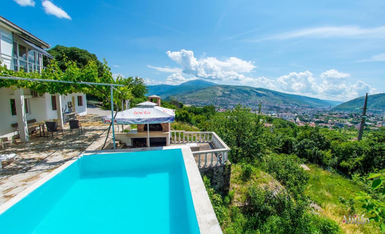 Perfect View Of Mostar - With Swimming Pool Εξωτερικό φωτογραφία